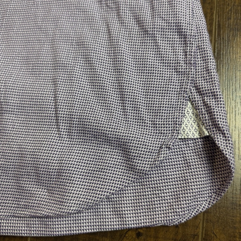 Ted Baker Endurance Men's Flip Cuff Geometric Shirt Large 16 34/35 - Picture 5 of 9
